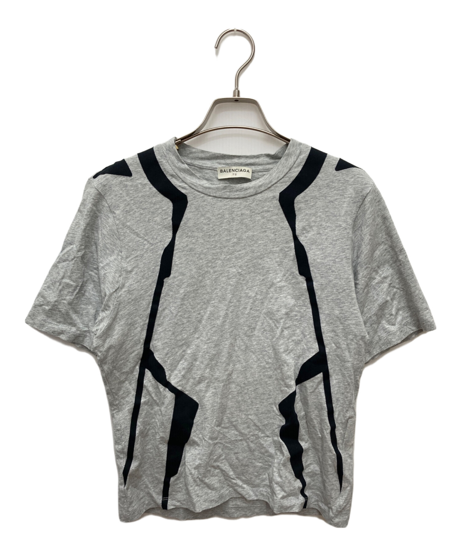 中古・古着通販】BALENCIAGA (バレンシアガ) デザインプリントTシャツ 