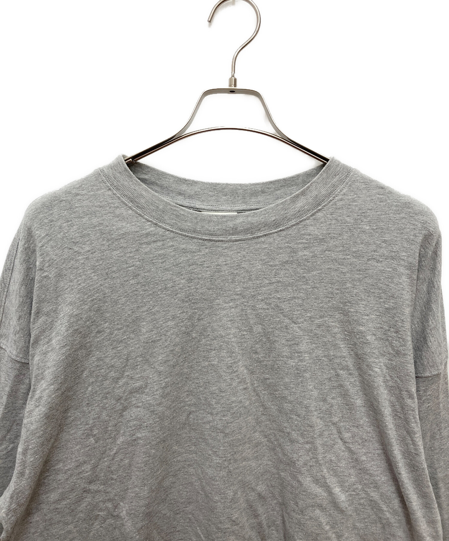 DRIES VAN NOTEN Tシャツ・カットソー M グレー 【古着】【中古】【送料無料】 DRIES VAN NOTEN - DRIES VAN NOTEN Tシャツ・カットソー XS 紫 【古着