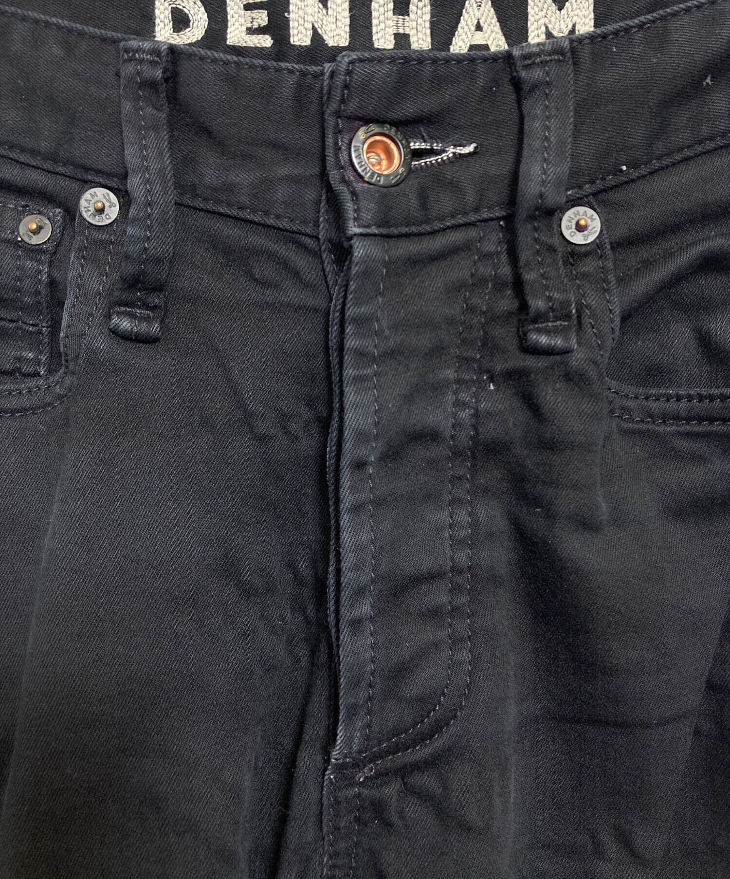 中古・古着通販】Denham (デンハム) スキニーデニムパンツ ブラック 