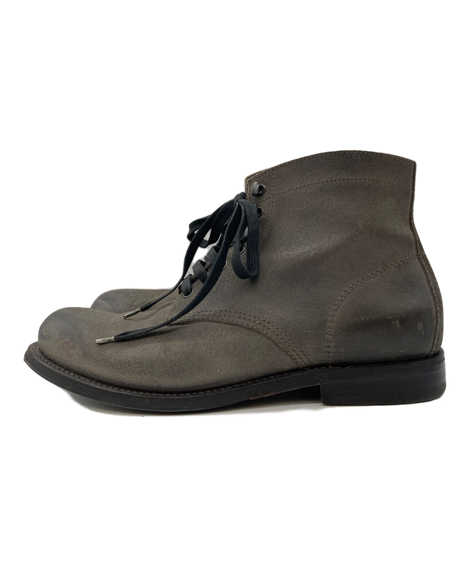 中古・古着通販】BOTTEGA VENETA (ボッテガベネタ) レースアップブーツ 