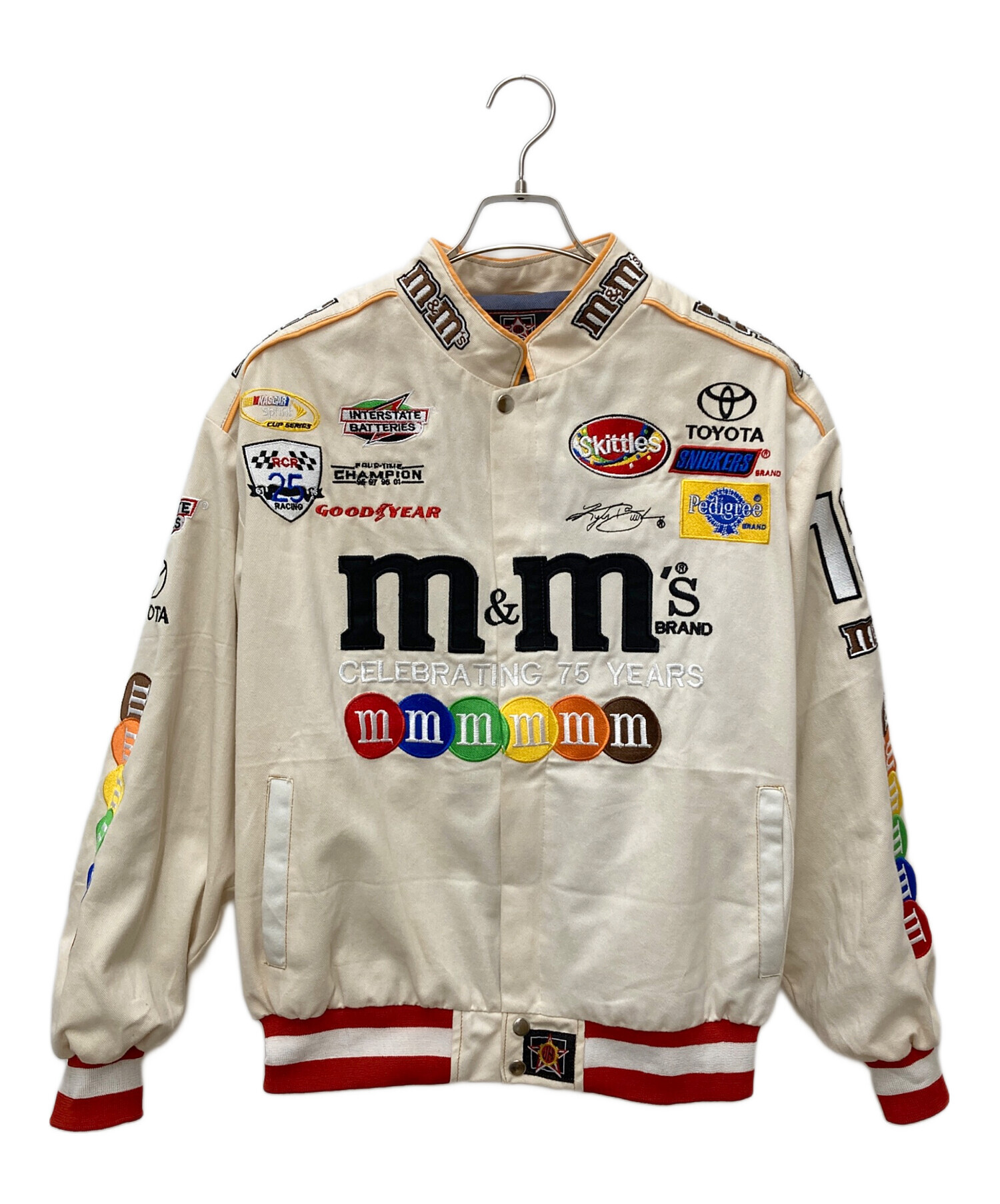 中古・古着通販】m&m's (エムアンドエムズ) レーシングジャケット
