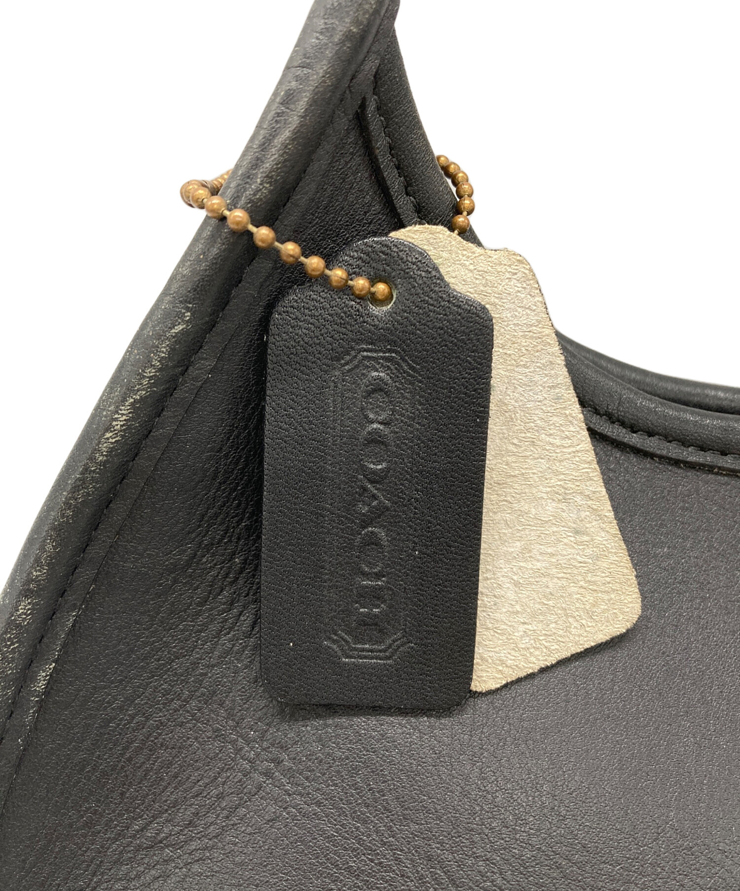 COACH(コーチ) ショルダーバッグ エルゴ F11612 黒 レザー COACH - COACH(コーチ) ショルダーバッグ エルゴ F11612 黒 レザーの