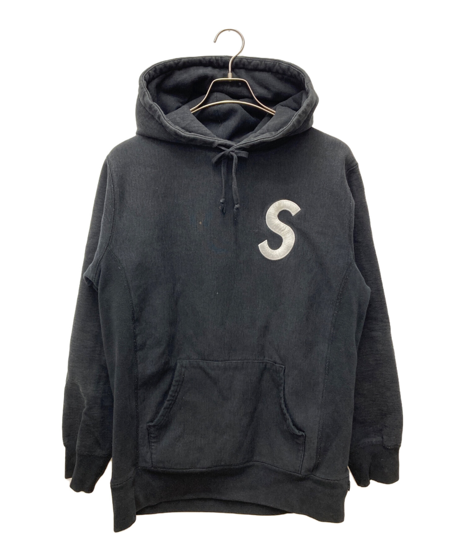 K*U様 Supreme 旧ロゴ刺繍フーディ S サイズ 中古・古着通販】SUPREME (シュプリーム) S Logo Hooded Sweatshirt