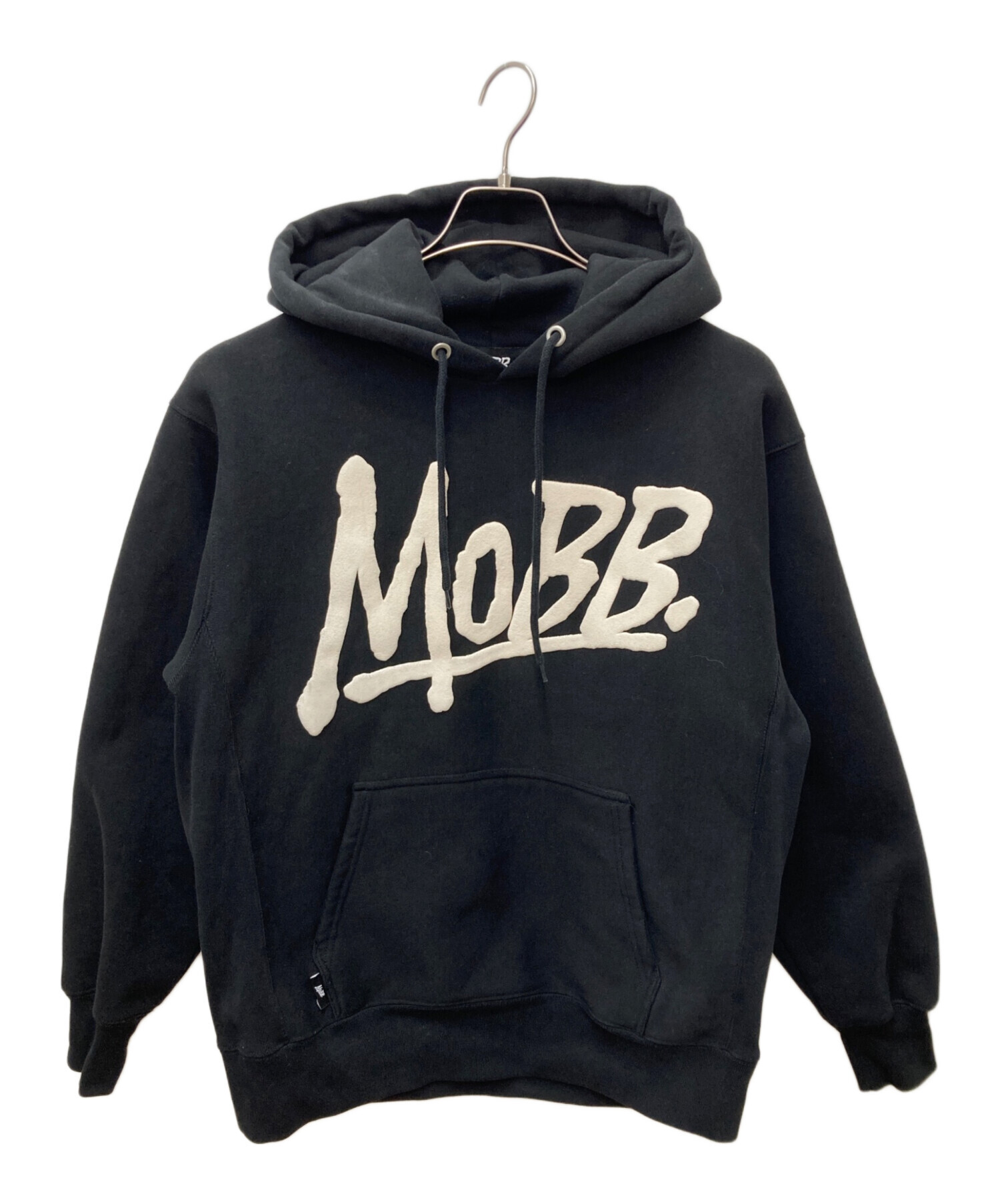 ブラックパーカー モブ 【新品】MOBB S サイズ:L｜ブランド ブラック パーカー (モブ) 中古・古着通販】MOBB トップス