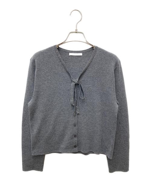 良品 24AW ANAYI アナイ クルーネック カーディガン サイズ38 グレー レディース 古着 中古 USED ANAYI - 良品 24AW ANAYI アナイ クルーネック カーディガン サイズ38