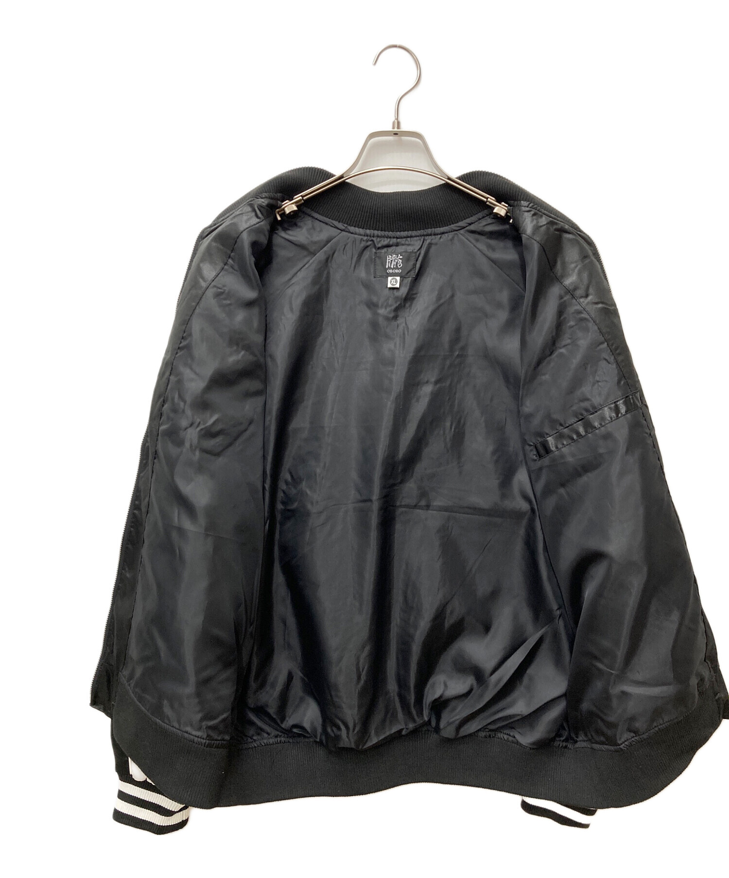 中古・古着通販】朧 (オボロ) 狼スカジャン ブラック サイズ:XL
