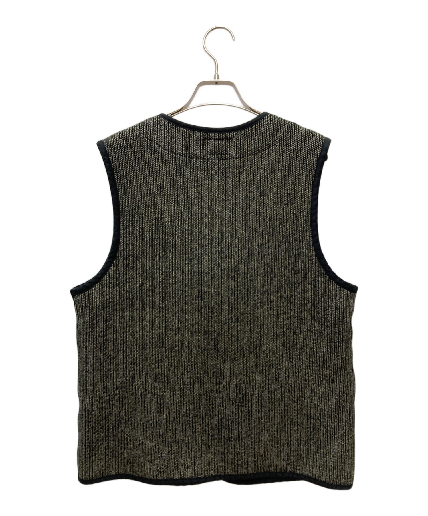 ビーチクロスベスト　BARNS OUTFITTERS サイズ38 中古・古着通販】BARNS (バーンズ) ビーチクロスベスト ブラック