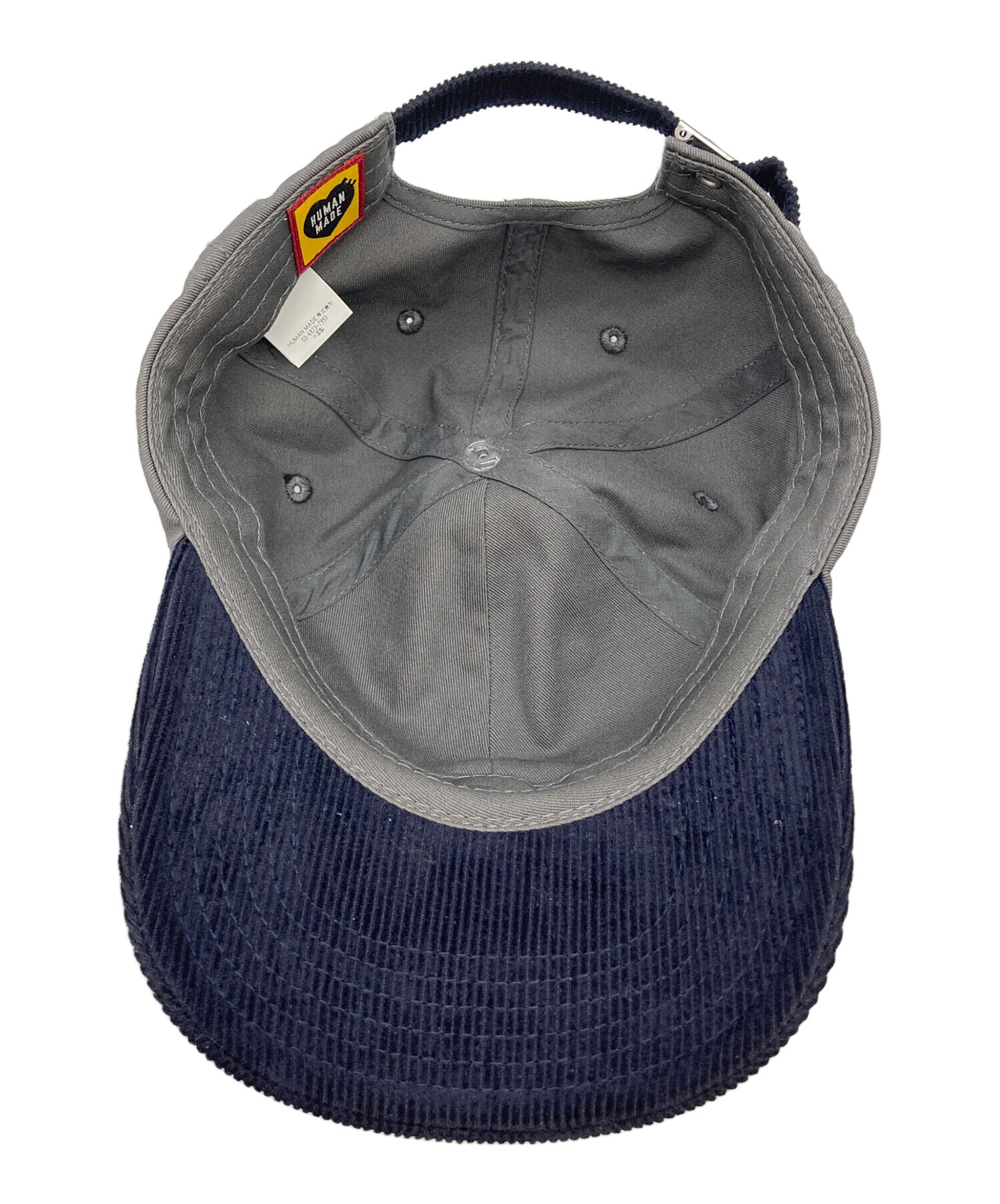 HUMAN MADE グレー ネイビー キャップ HUMAN MADE ヒューマンメイド ネイビーキャップ 山 - メルカリ