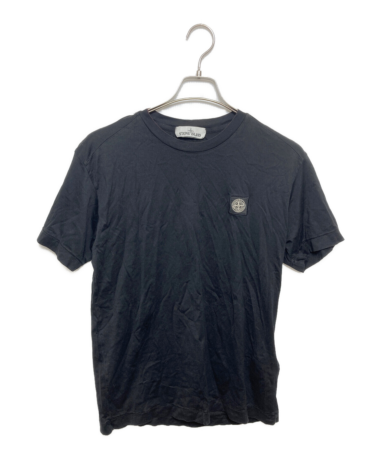 中古・古着通販】STONE ISLAND (ストーンアイランド) Tシャツ ブラック 
