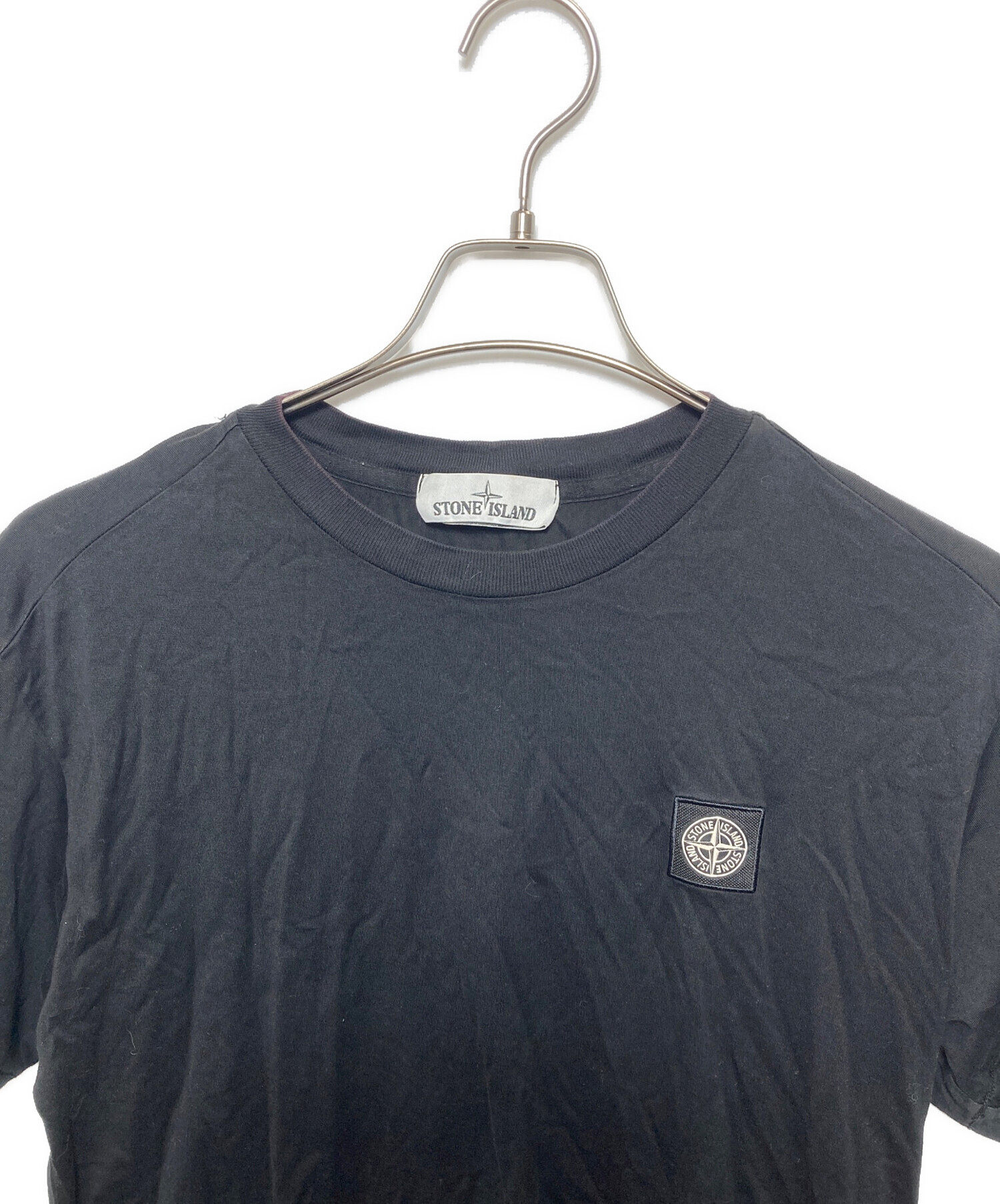 中古・古着通販】STONE ISLAND (ストーンアイランド) Tシャツ ブラック 
