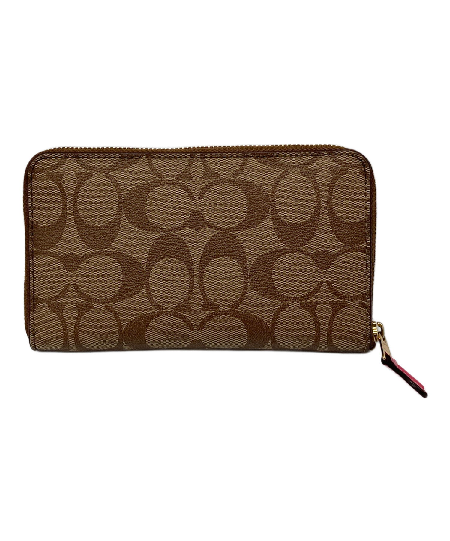 中古・古着通販】COACH (コーチ) 2つ折り財布 ブラウン｜ブランド
