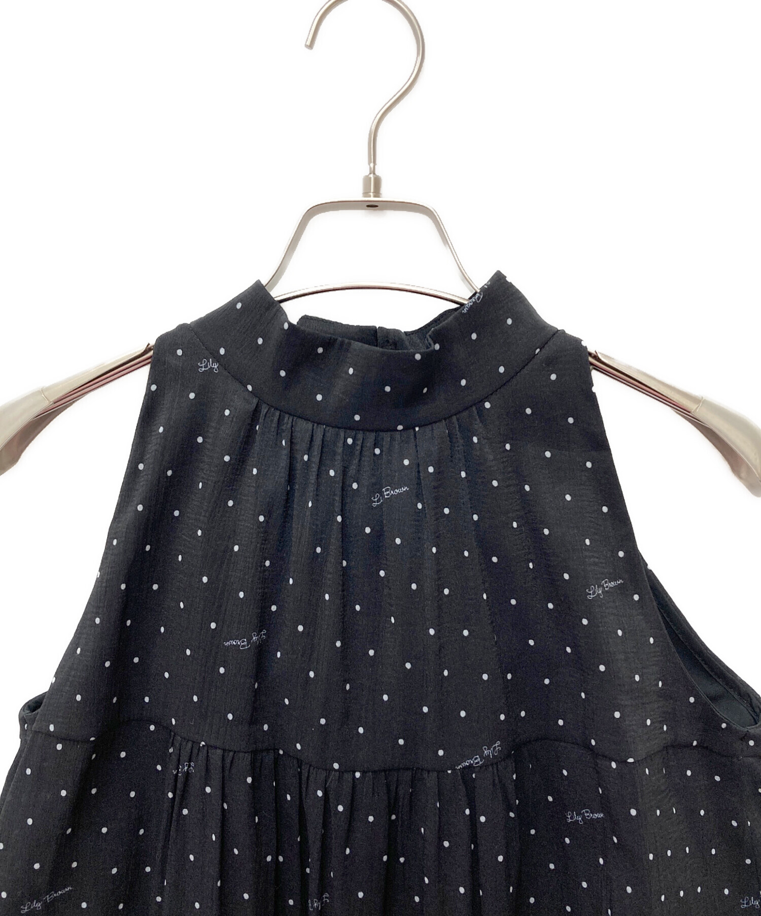 中古・古着通販】Lily Brown (リリーブラウン) ノースリーブブラウス 