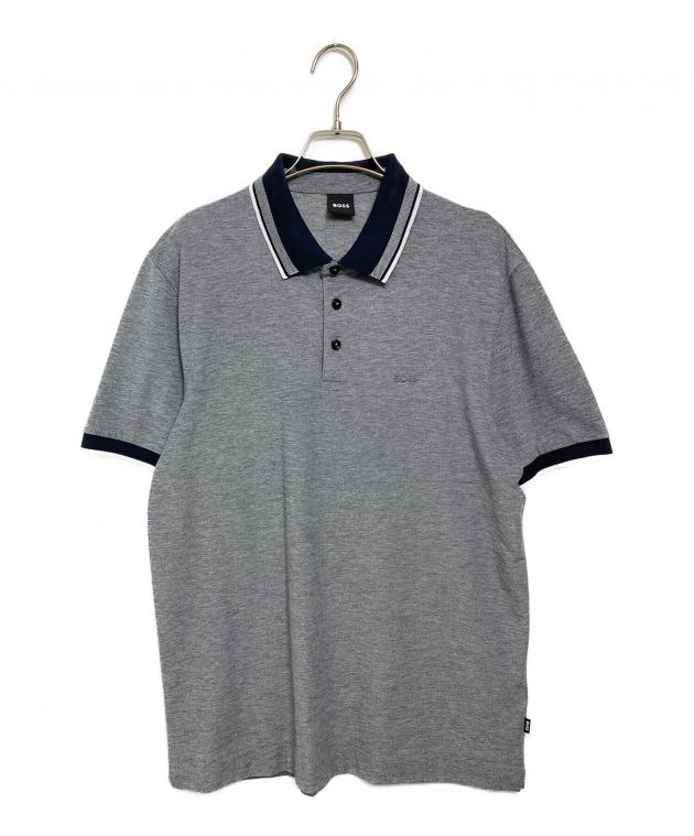 BOSS グレー ポロシャツ　新品未使用 中古・古着通販】BOSS (ボス) オックスフォードコットンピケ