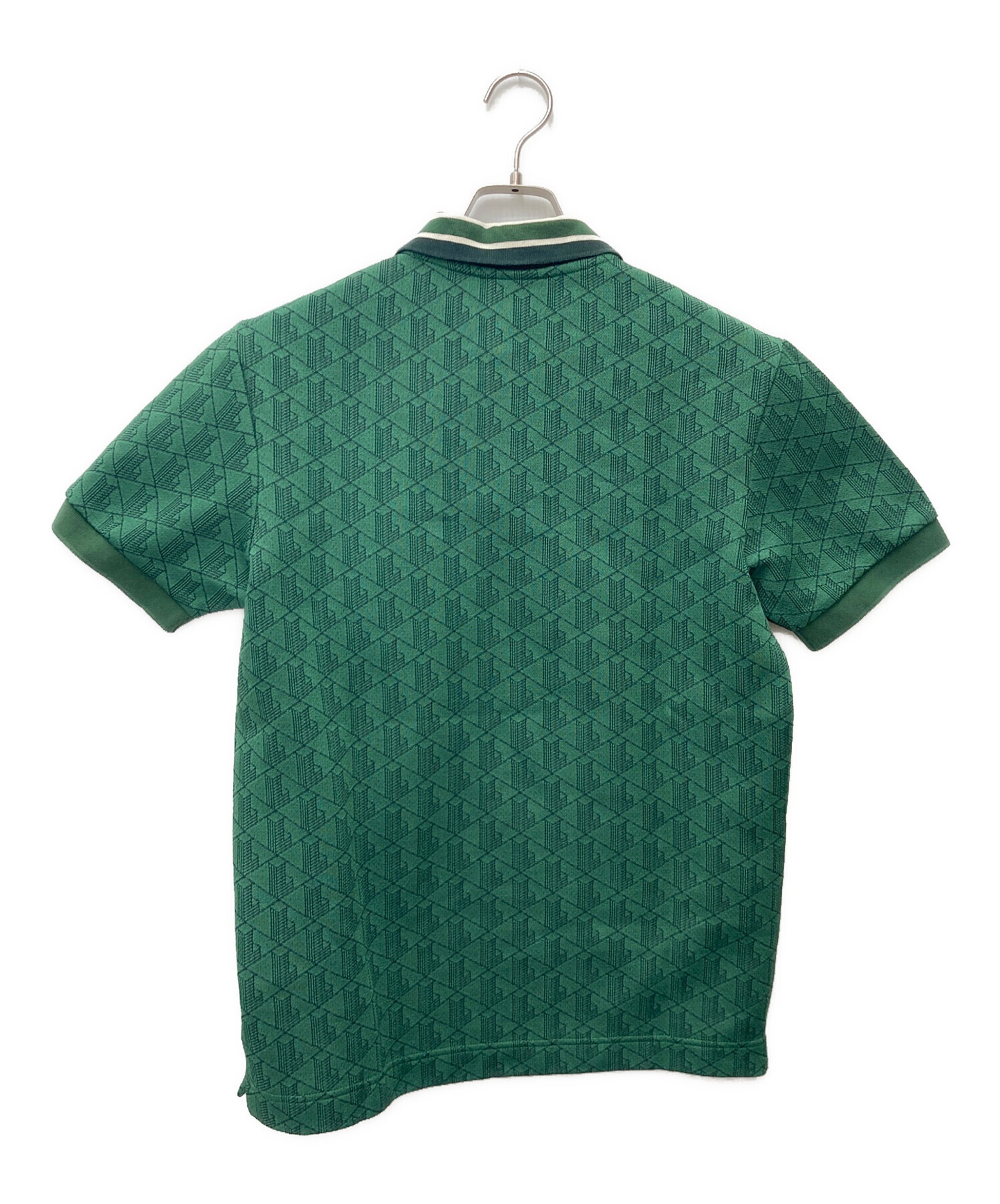 中古・古着通販】LACOSTE (ラコステ) モノグラムジャガードポロシャツ