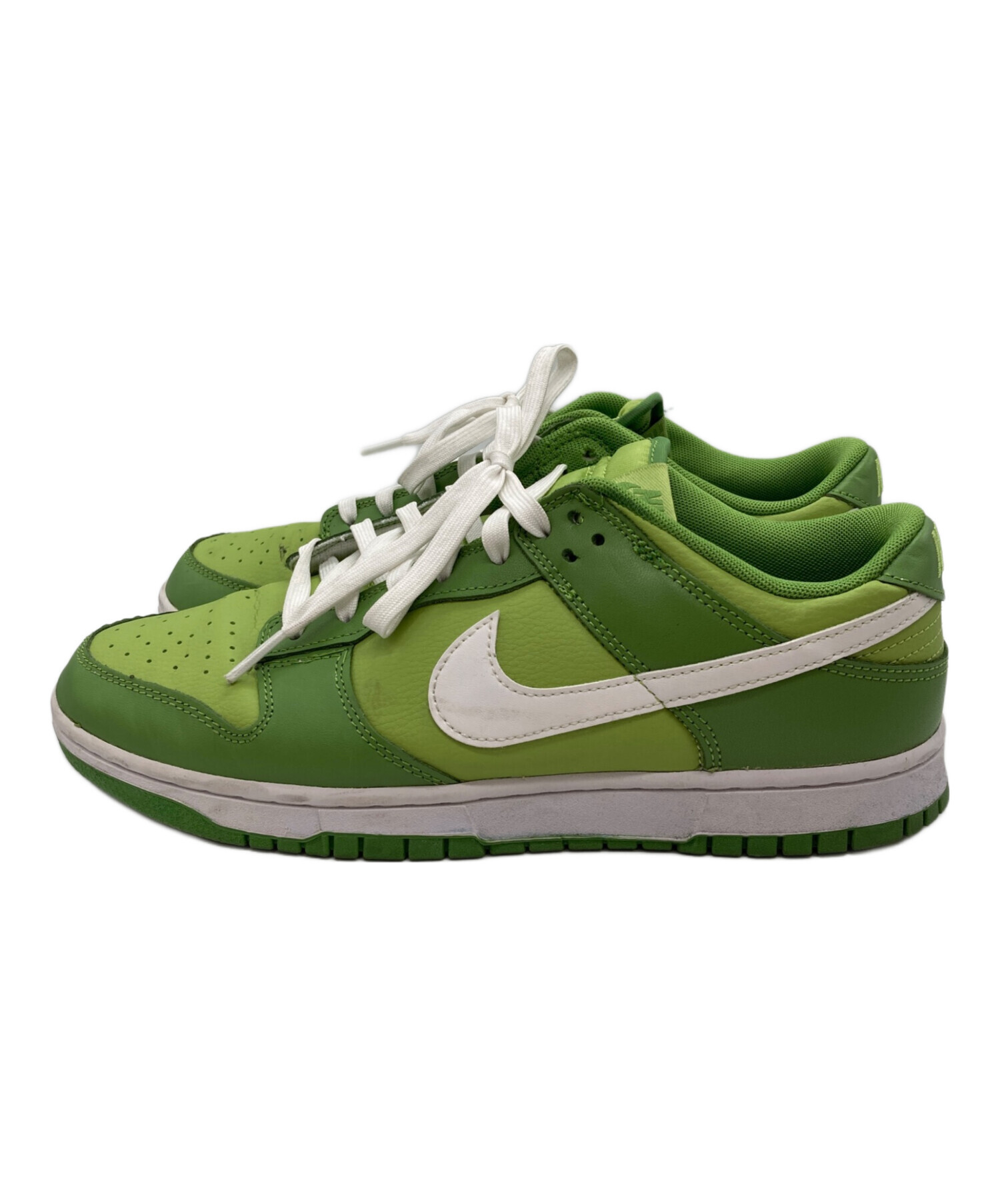中古・古着通販】NIKE (ナイキ) スニーカー DUNK LOW RETRO 黄緑