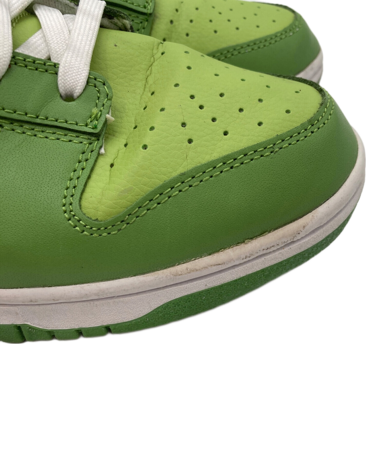中古・古着通販】NIKE (ナイキ) スニーカー DUNK LOW RETRO 黄緑