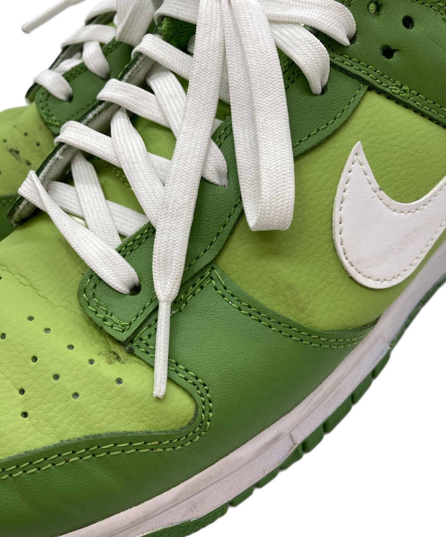 中古・古着通販】NIKE (ナイキ) スニーカー DUNK LOW RETRO 黄緑