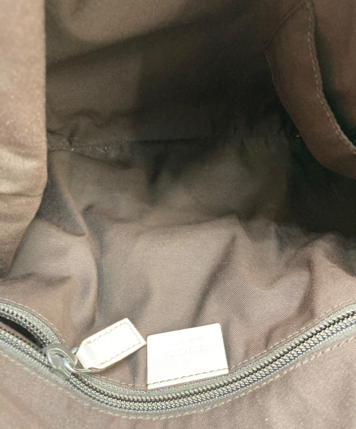 中古・古着通販】GUCCI (グッチ) GGキャンバス斜め掛けショルダー