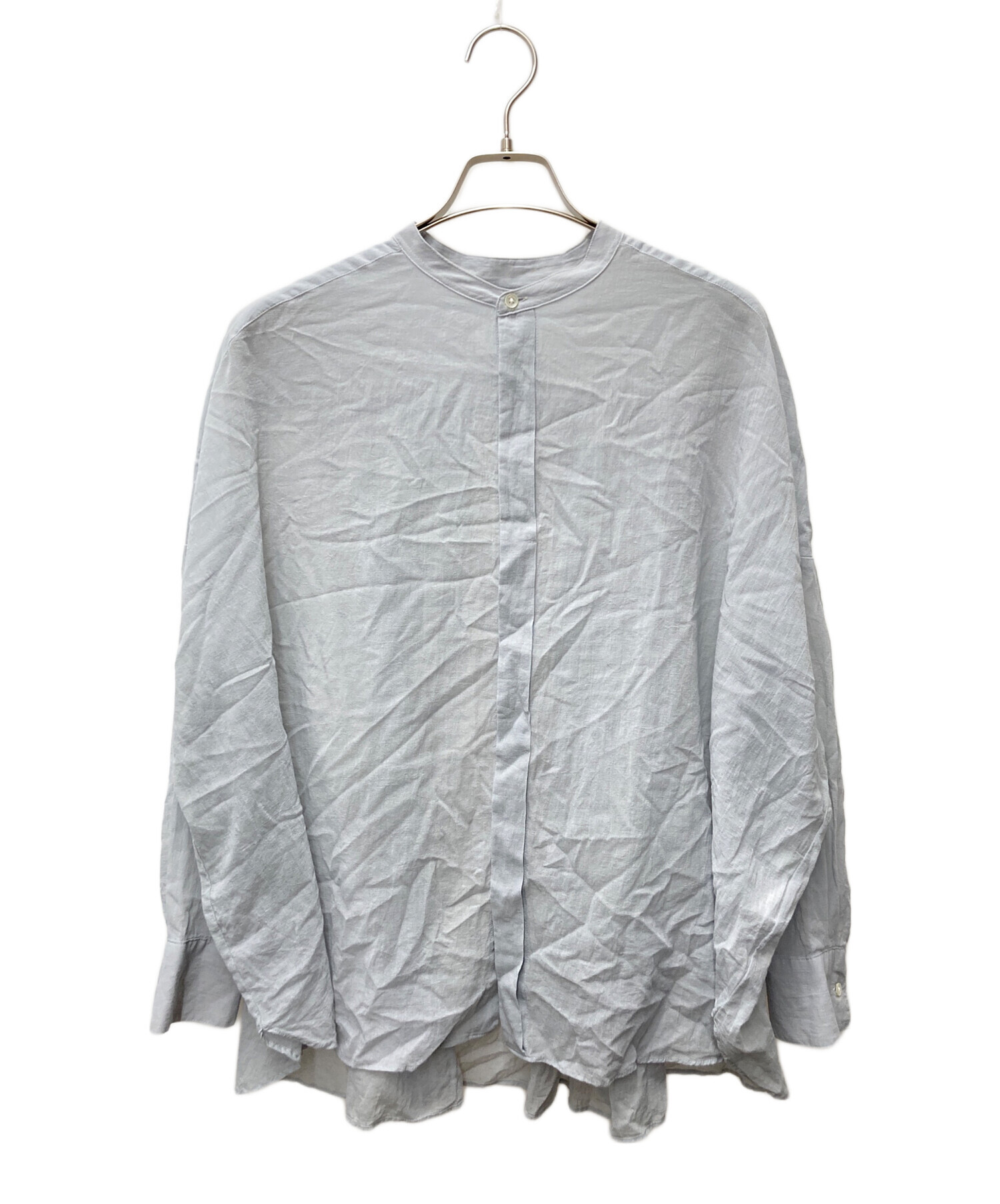 中古・古着通販】kagure (カグレ) バックタックワイドシャツ スカイ