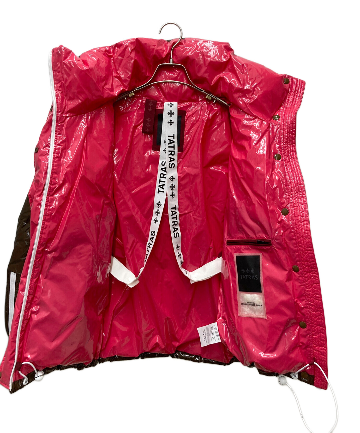 TATRAS タトラス　SHAMAL シャイニーダウンジャケット レッド 04 中古・古着通販】TATRAS (タトラス) シャイニーダウンジャケット