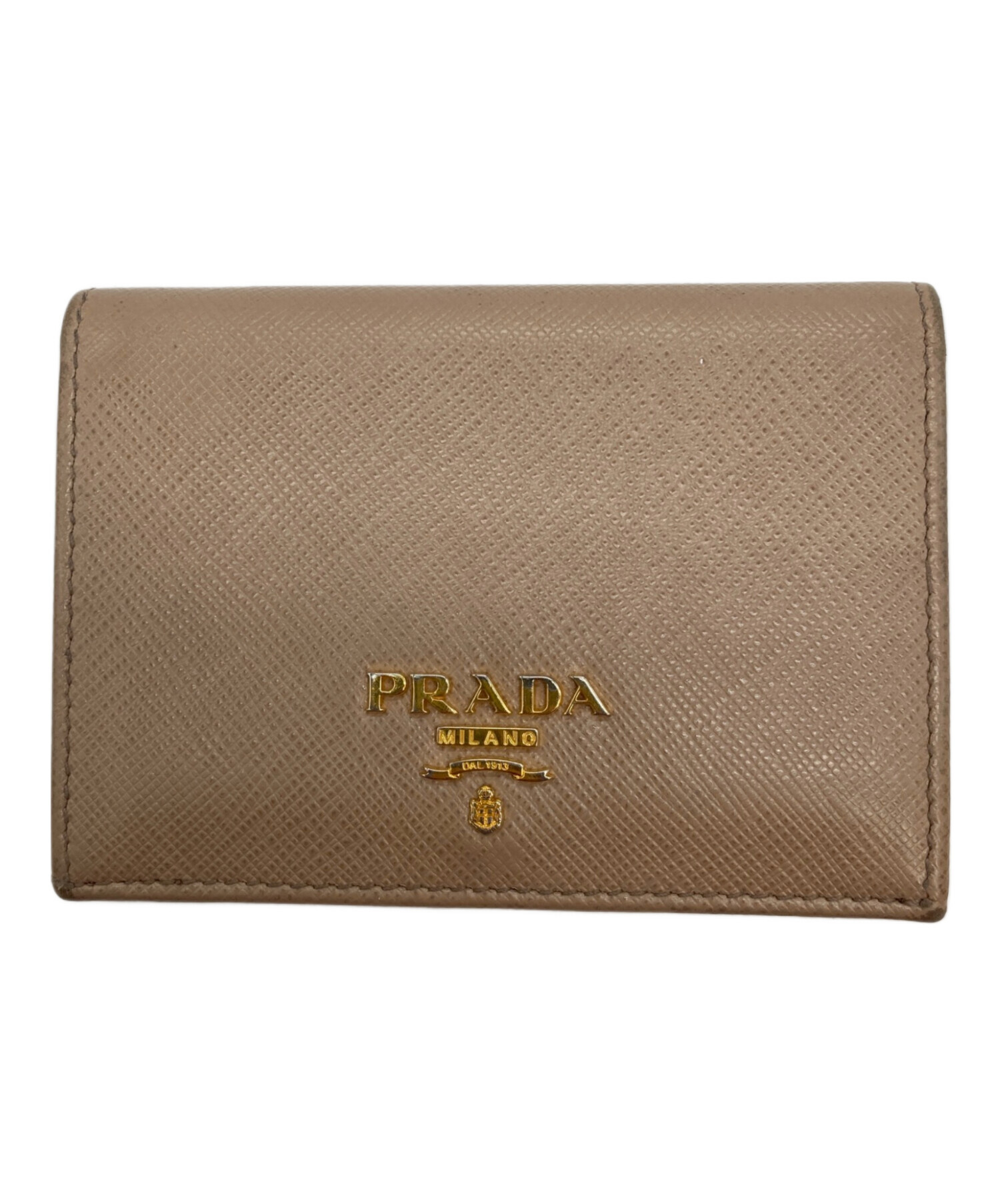 中古・古着通販】PRADA (プラダ) カードケース ベージュ｜ブランド