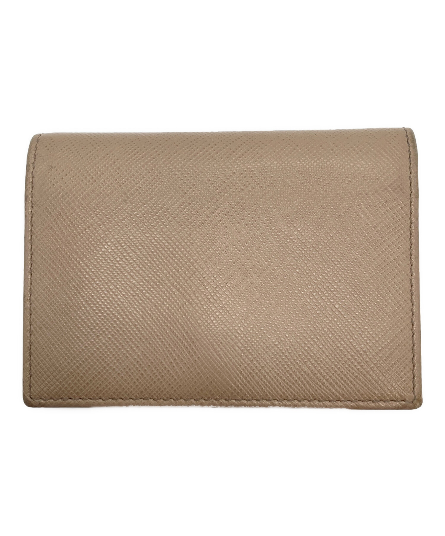 PRADA プラダ 財布・ケース  ベージュ 【古着】【中古】【送料無料】 中古・古着通販】PRADA (プラダ) カードケース ベージュ｜ブランド