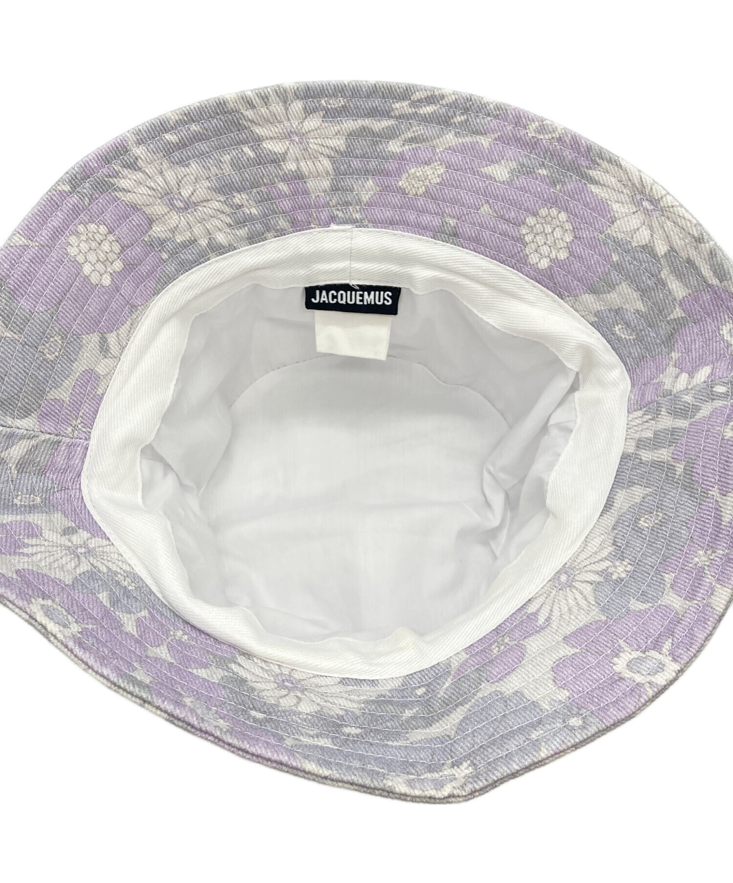 JACQUEMUS バケットハット チェック 中古・古着通販】JACQUEMUS (ジャックムス) 花柄バケットハット
