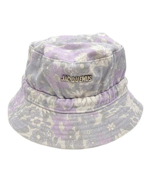 Jacquemus ロゴプレート バケットハット lilac 本物！ 中古・古着通販】JACQUEMUS (ジャックムス) 花柄バケットハット