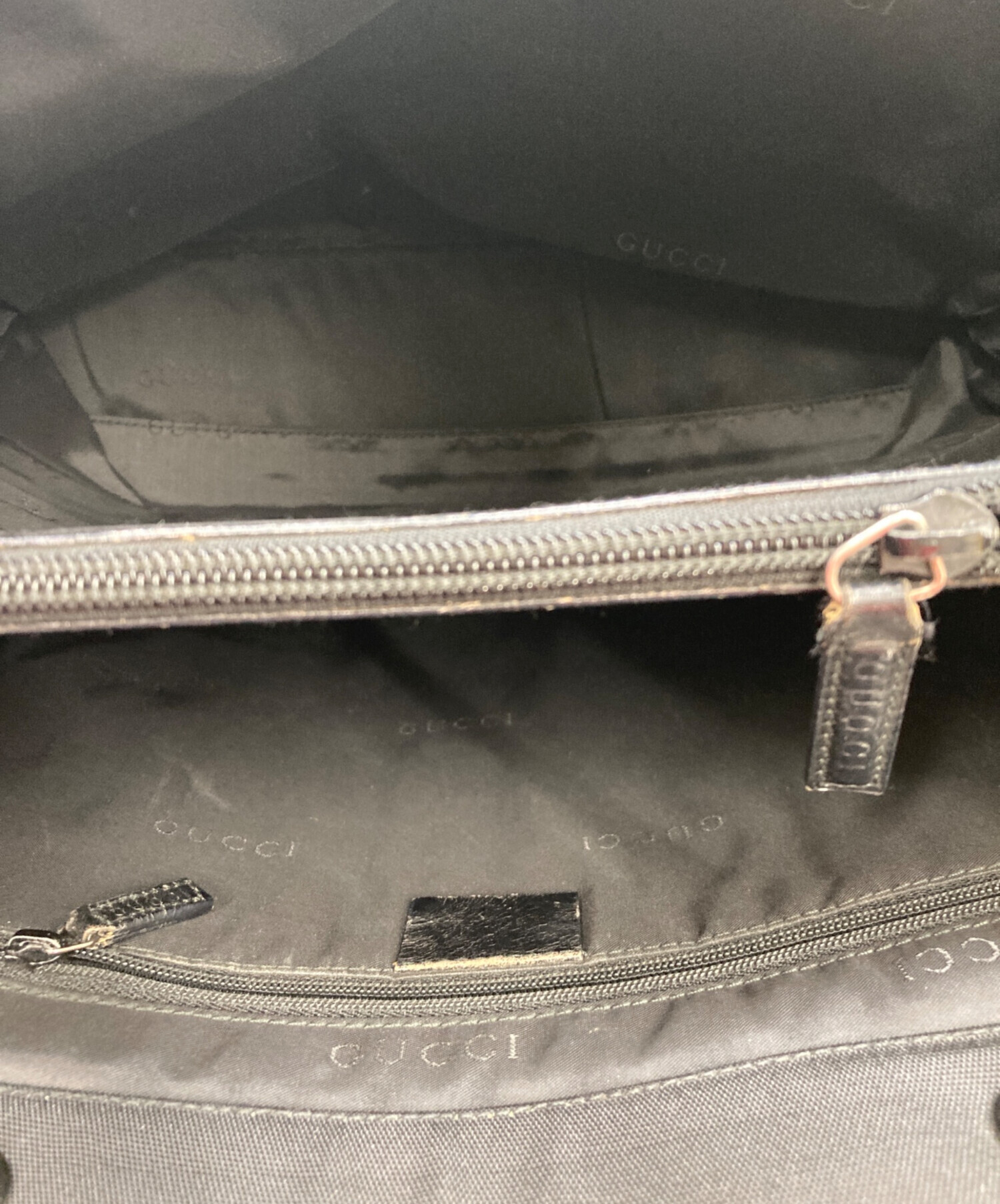 中古・古着通販】GUCCI (グッチ) バンブーハンドルトートバッグ