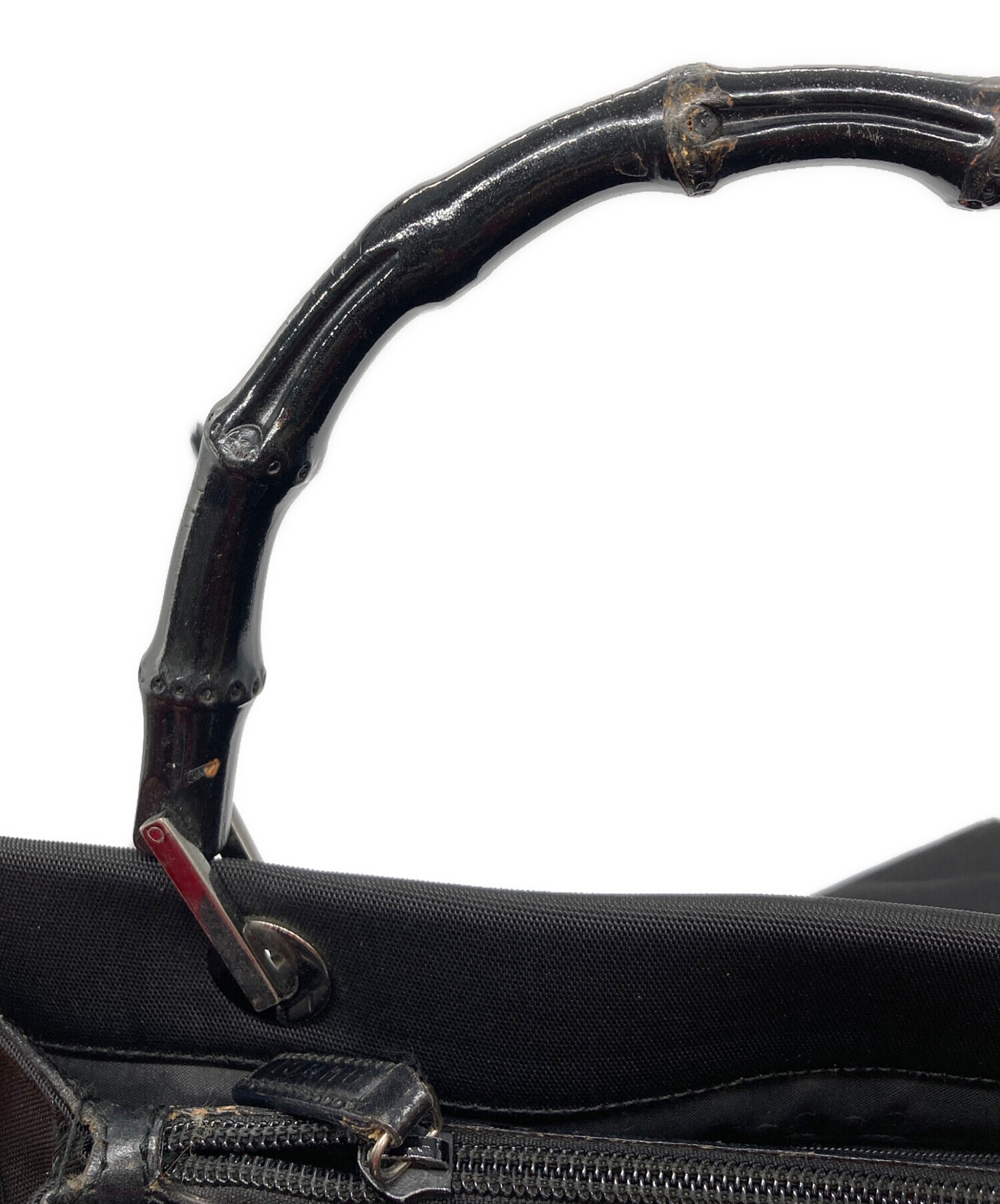 中古・古着通販】GUCCI (グッチ) バンブーハンドルトートバッグ