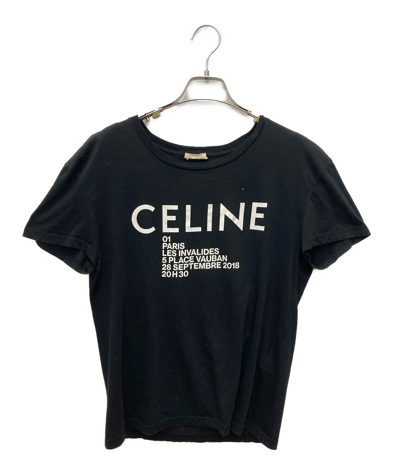 中古・古着通販】CELINE (セリーヌ) インビテーションTシャツ ブラック