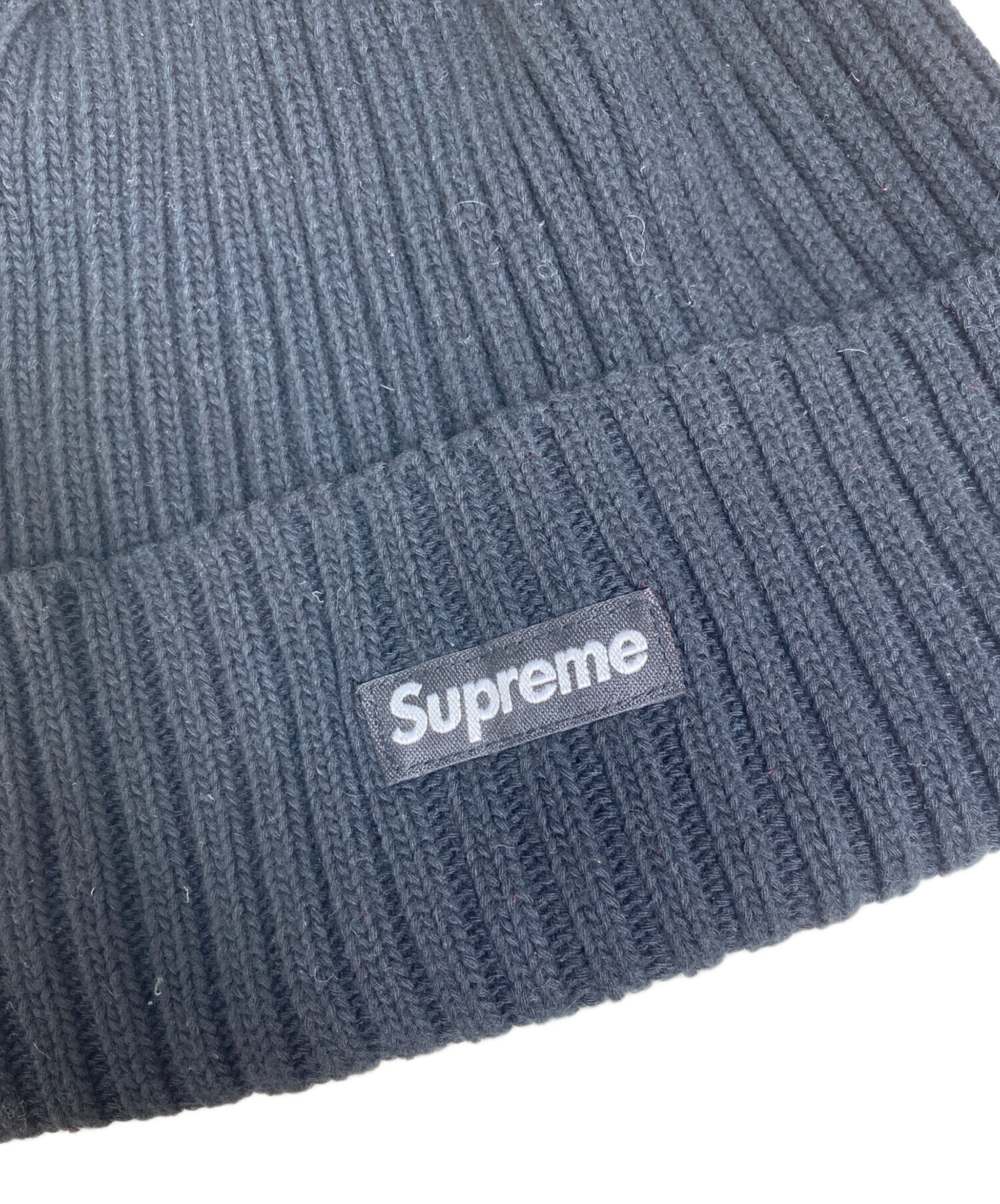 Supreme ニット帽 サマーニット2点セット 黒 青 中古・古着通販】SUPREME (シュプリーム) ニット帽 ブラック サイズ