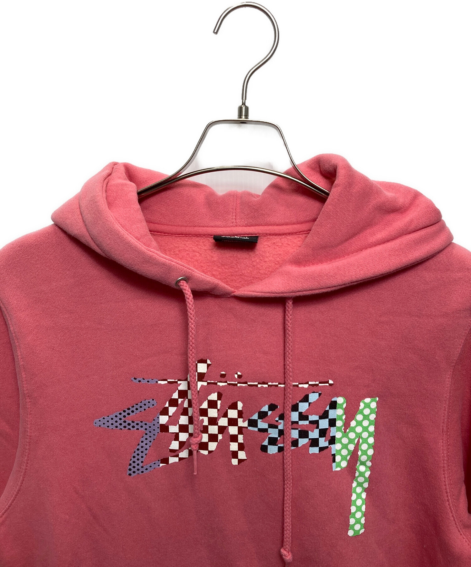 中古・古着通販】stussy (ステューシー) パーカー ピンク サイズ:S