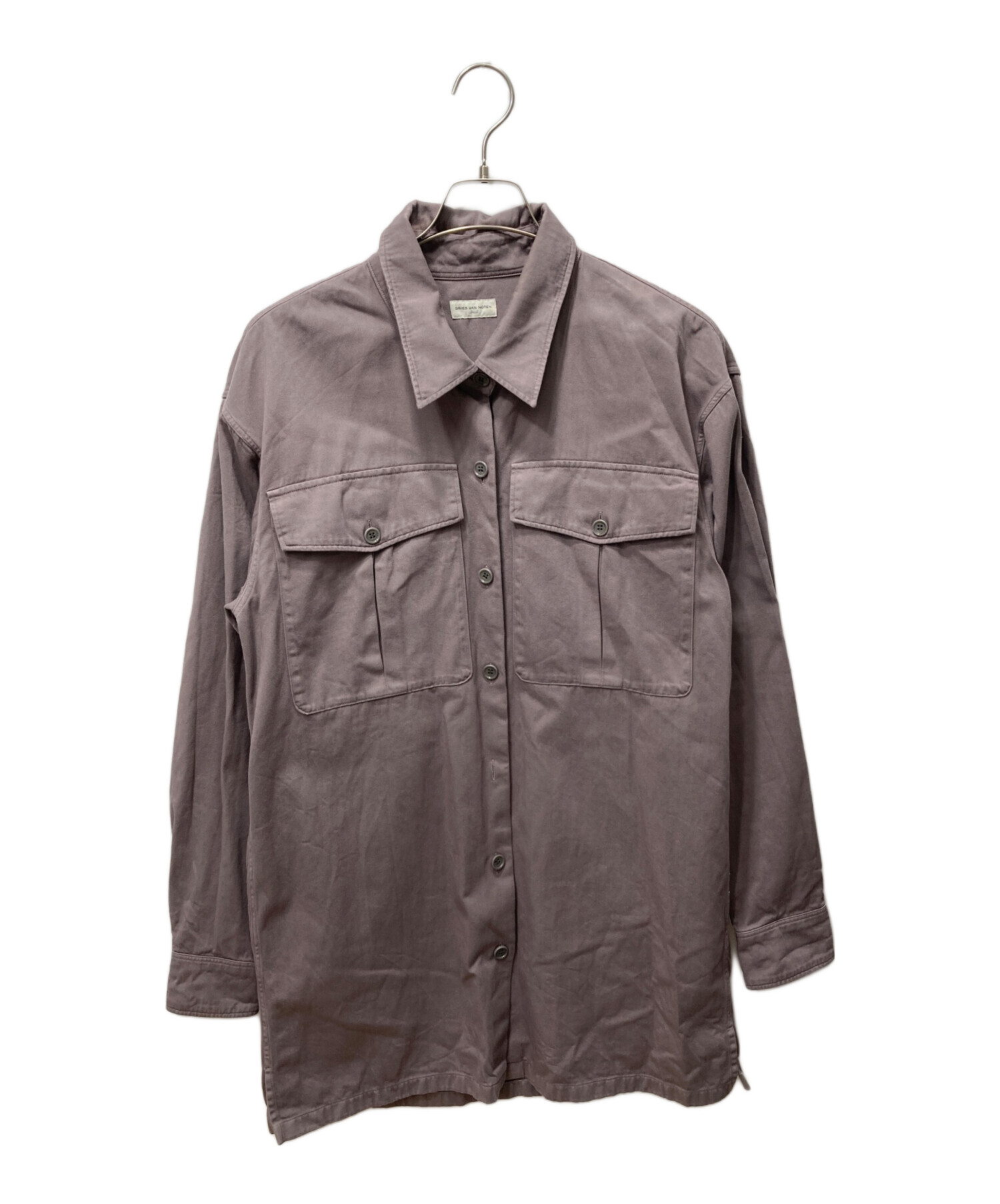 ドリスヴァンノッテン　オーバーサイズカットソー　パープル　Medium 中古・古着通販】DRIES VAN NOTEN (ドリスヴァンノッテン) オーバー