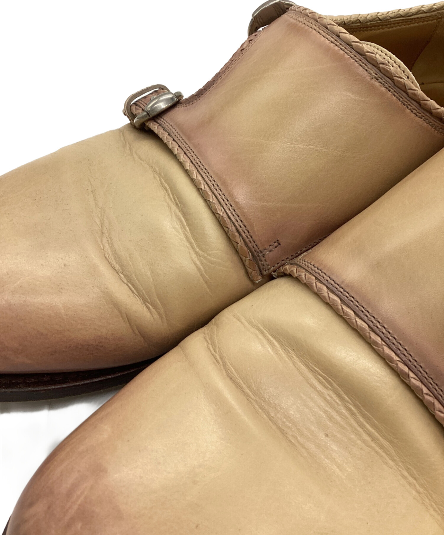 中古・古着通販】GUCCI (グッチ) ダブルモンクストラップシューズ