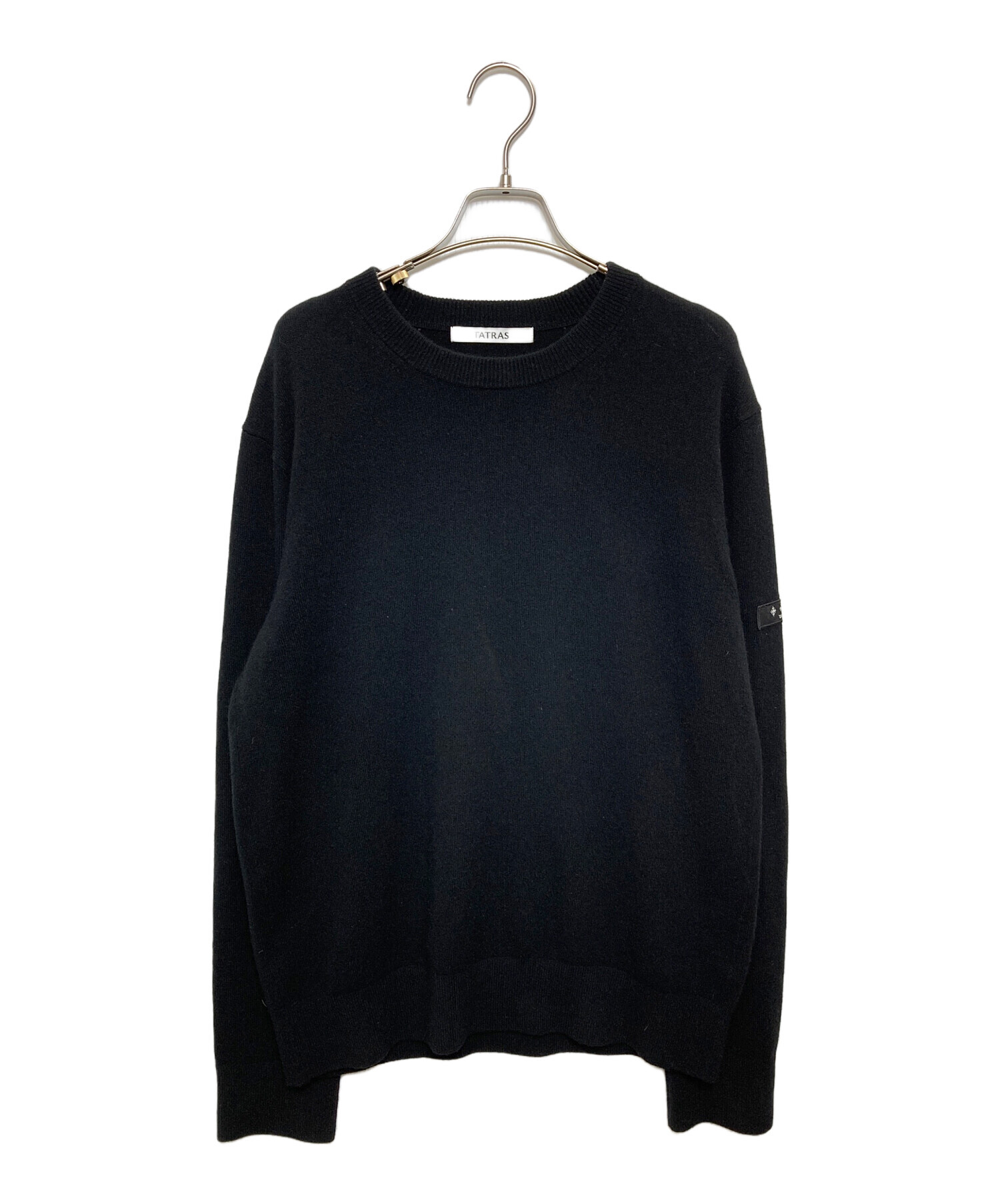 中古・古着通販】TATRAS (タトラス) TARVISIO Knit Sweater ブラック 