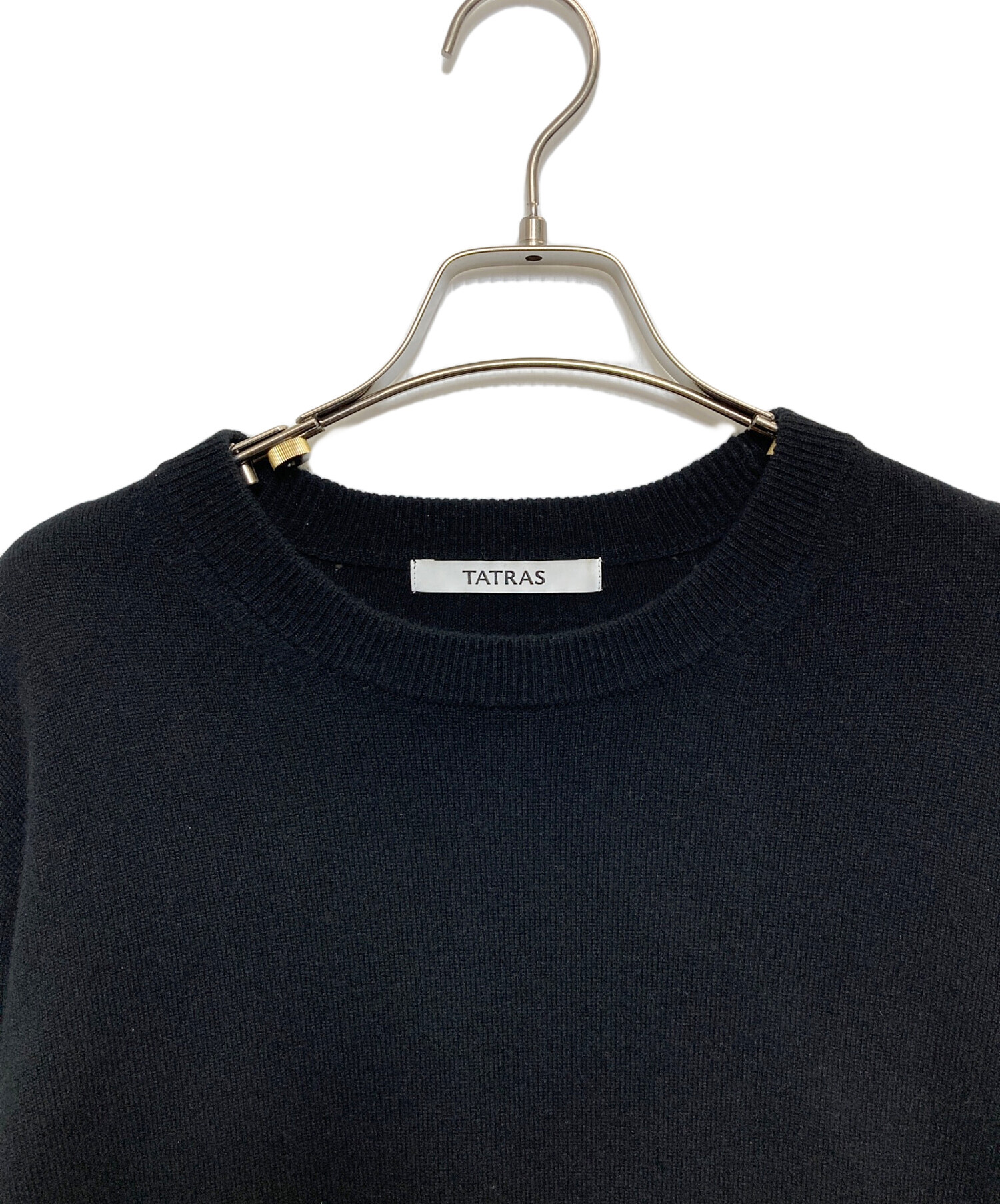中古・古着通販】TATRAS (タトラス) TARVISIO Knit Sweater ブラック 