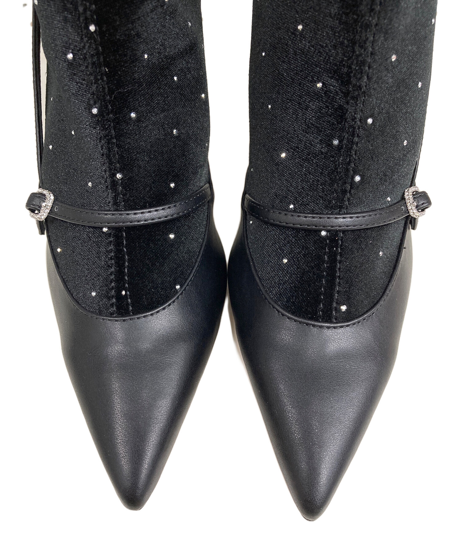 中古・古着通販】Her lip to (ハーリップトゥ) Crystal Velour Ankle