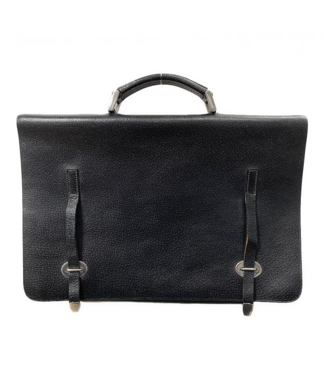 【値下げ】PRADA ブラック ビジネスバッグ 中古・古着通販】PRADA (プラダ) ビジネスバッグ ブラック｜ブランド
