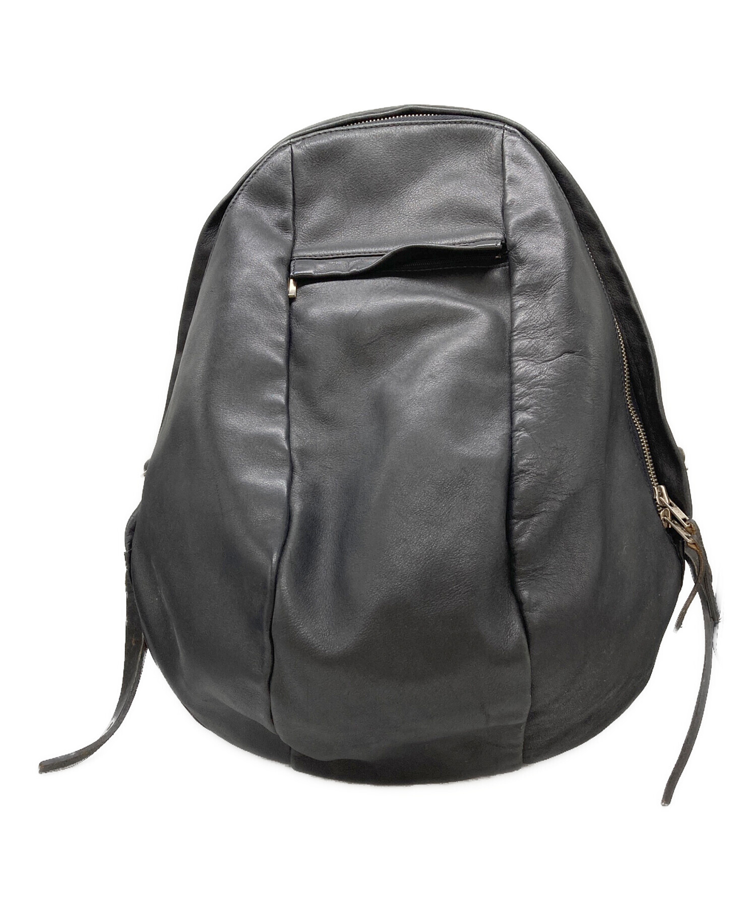 中古・古着通販】CORBO (コルボ) レザーリュック ブラック｜ブランド