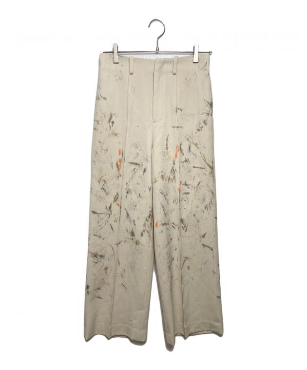 中古・古着通販】AURALEE (オーラリー) ペイントセンタープレスパンツ