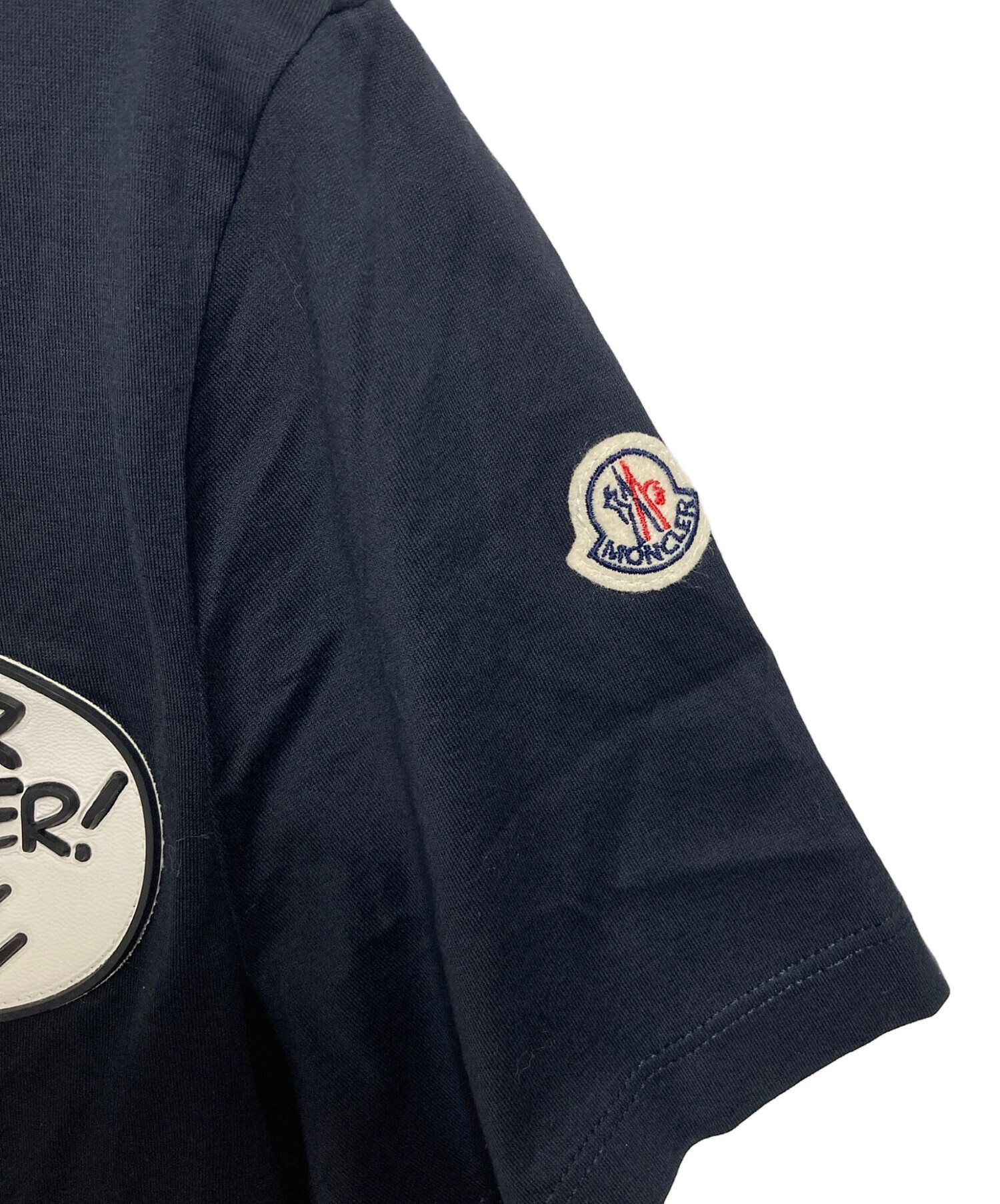 中古・古着通販】MONCLER (モンクレール) ビッグワッペンTEE ネイビー 