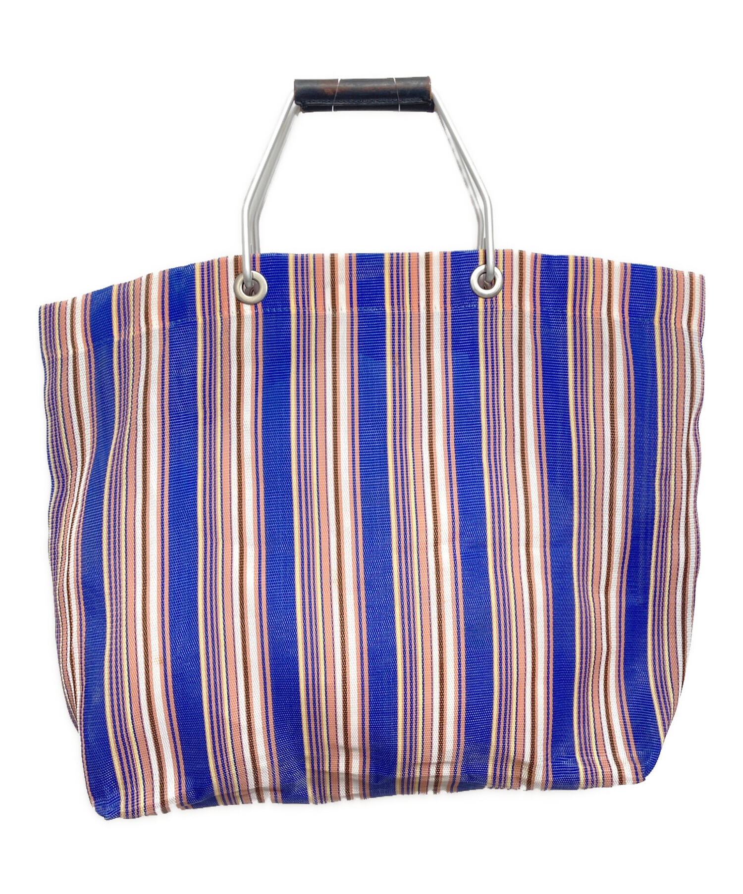 中古・古着通販】MARNI (マルニ) フラワーカフェストライプバッグ 