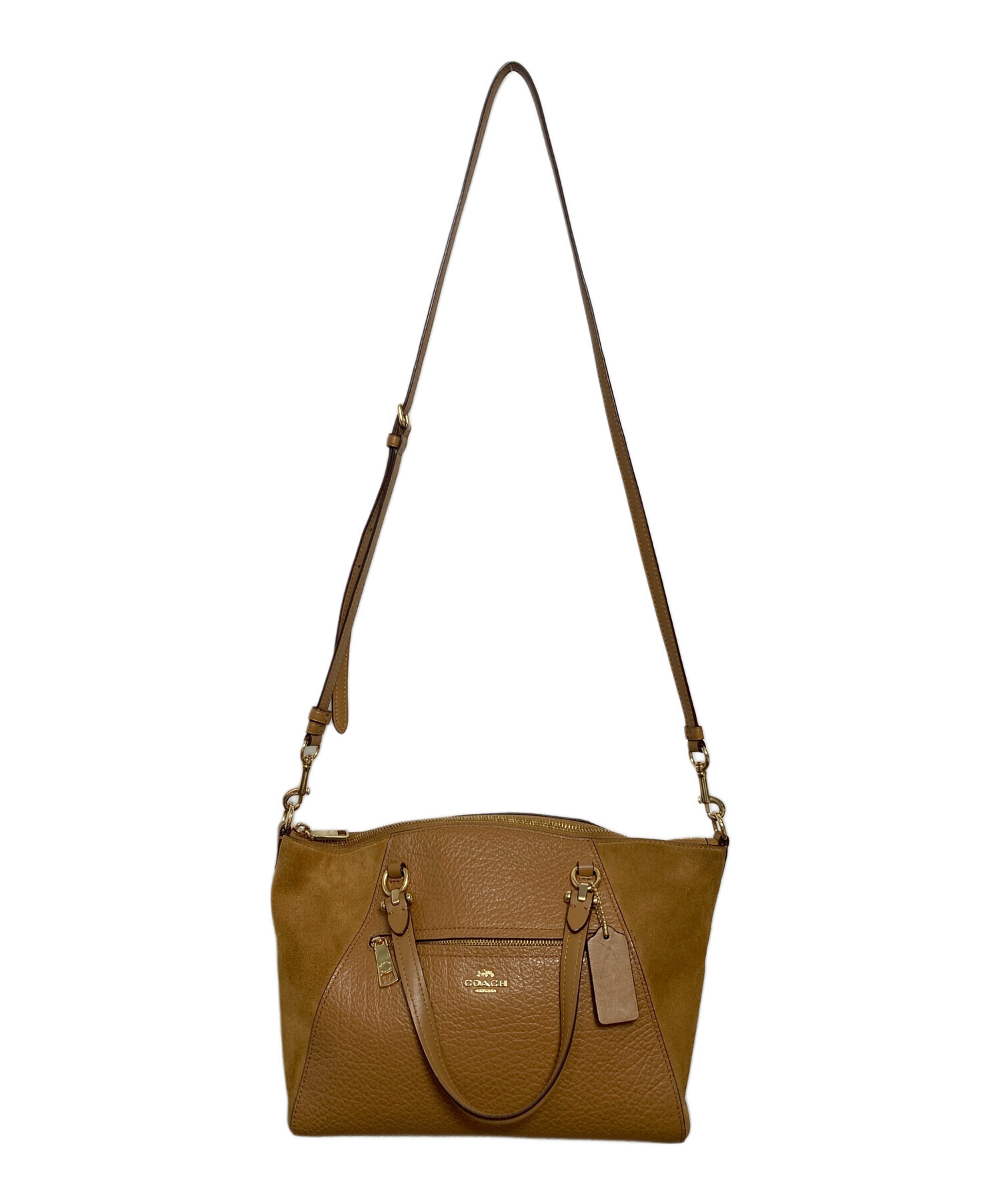 中古・古着通販】COACH (コーチ) ショルダーバッグ ブラウン｜ブランド