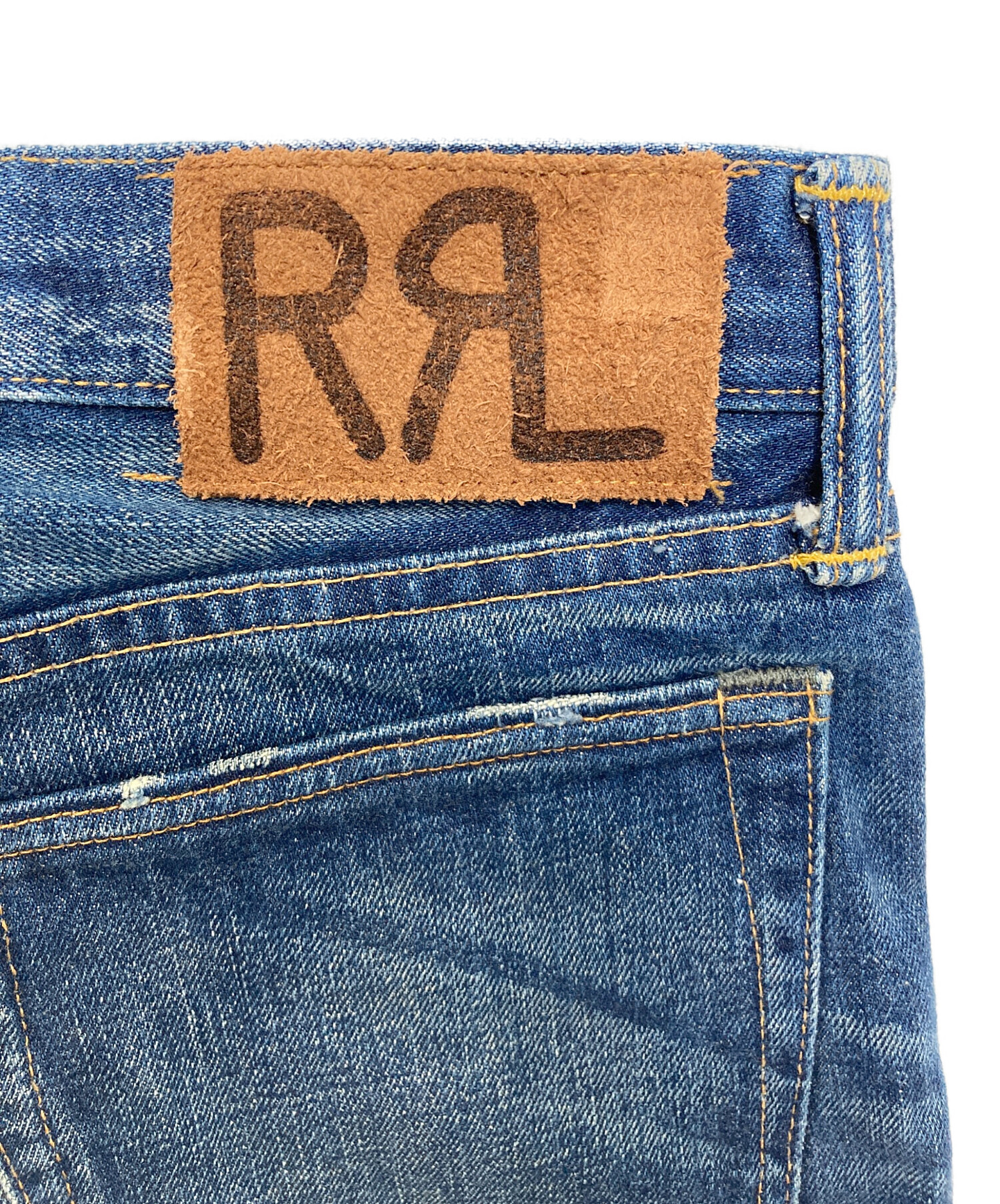 中古・古着通販】RRL (ダブルアールエル) デニムパンツ インディゴ 