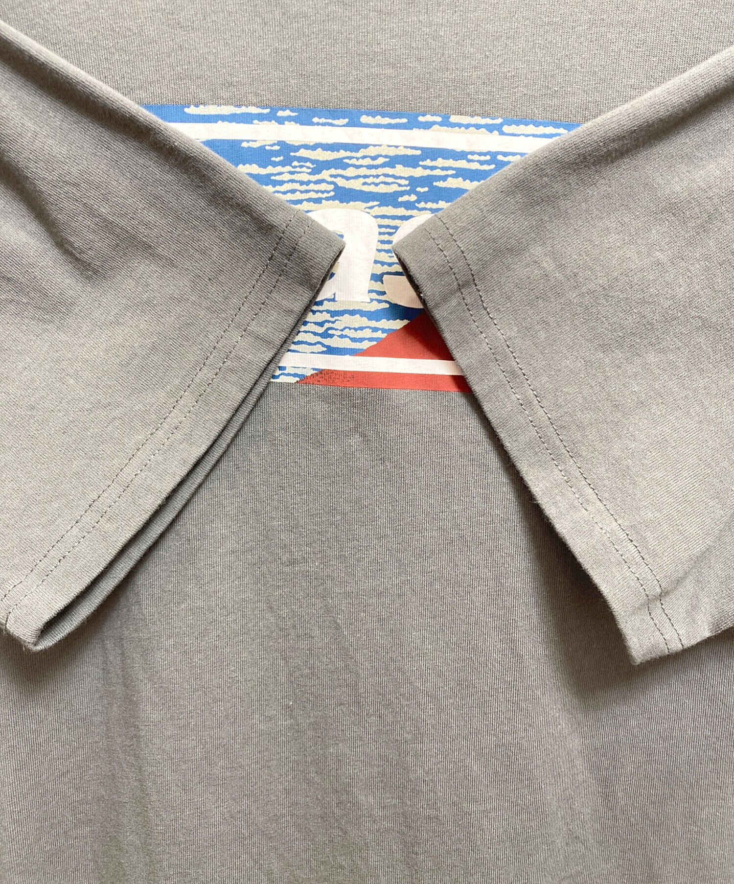 中古・古着通販】oasis (オアシス) プリントTシャツ グレー サイズ:L