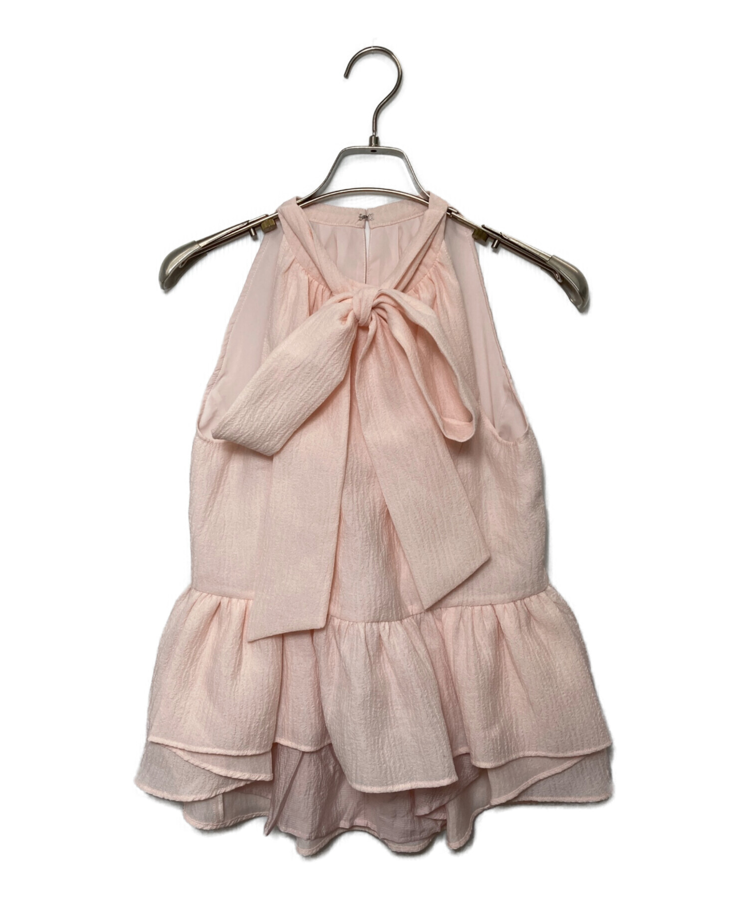中古・古着通販】HER LIP TO (ハーリップトゥ) Mila Bow Peplum Blouse