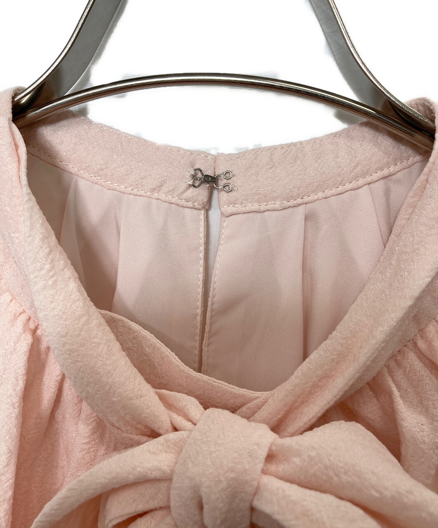 中古・古着通販】HER LIP TO (ハーリップトゥ) Mila Bow Peplum Blouse 