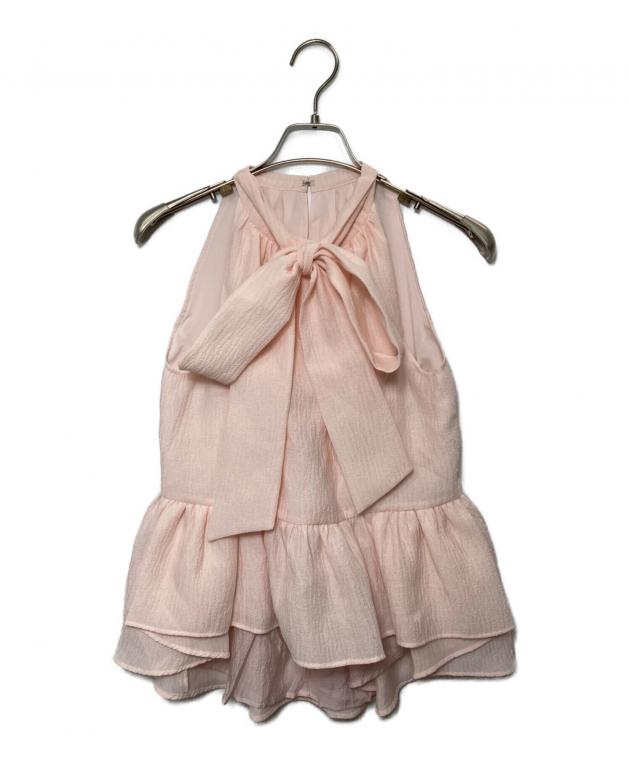 中古・古着通販】HER LIP TO (ハーリップトゥ) Mila Bow Peplum Blouse