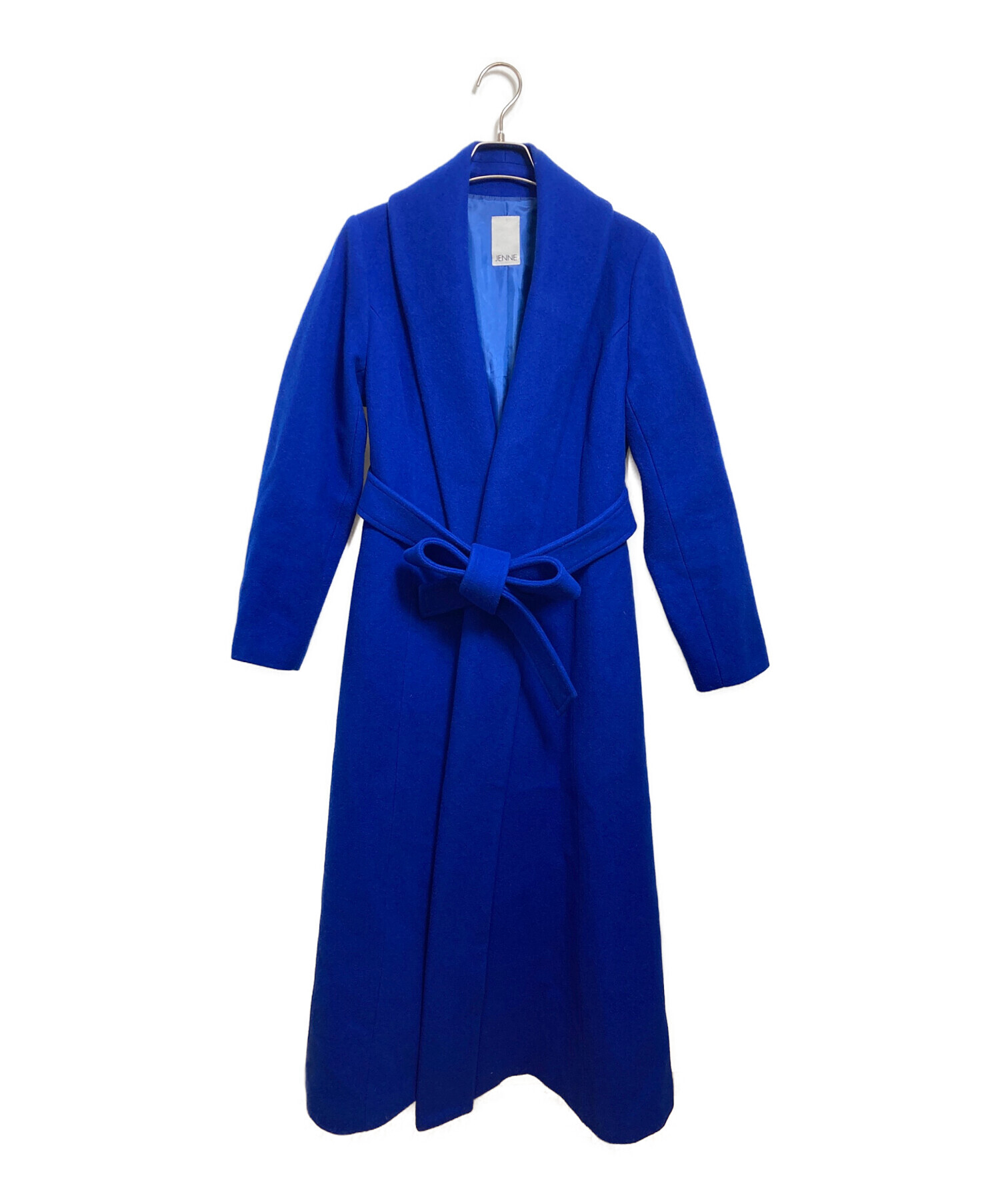 中古・古着通販】JENNE (ジェンヌ) JENNEウールコート ブルー サイズ:S